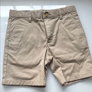 Boys Tan Vineyard Vines Khaki Shorts